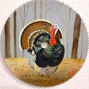Hand Painted Circular Saw Blade